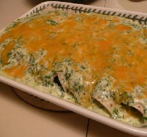 Spinach Enchiladas