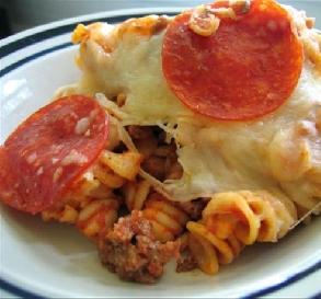 Pizza Pasta Casserole