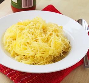 Dress and serve the squash