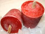 Homemade Strawberry Popsicles